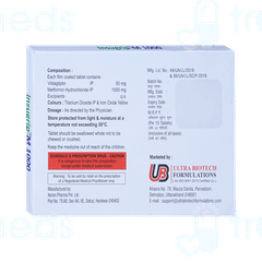 Insugrip M 1000 Tablet 15 Insugrip M 1000 Tablet 15