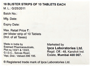 Valdiff D 100/10 Tablet 10