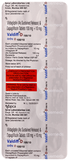 Valdiff D 100/10 Tablet 10