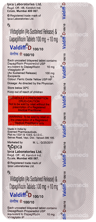 Valdiff D 100/10 Tablet 10