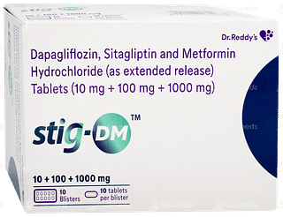 Stig Dm 10/100/1000mg Tablet 10