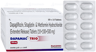Dapamac Trio 500mg Tablet 10