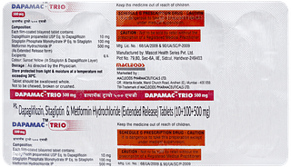 Dapamac Trio 500mg Tablet 10