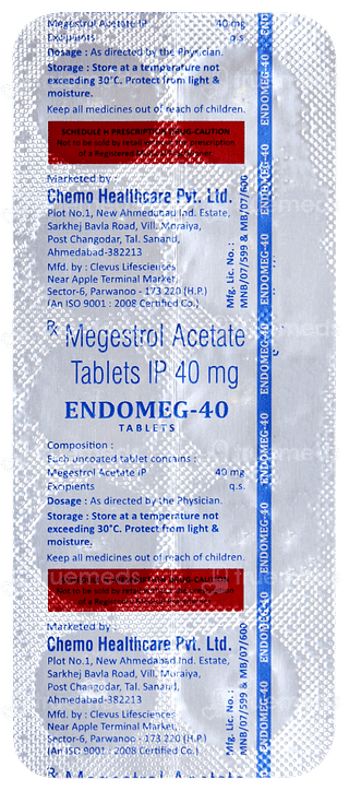 Endomeg 40 Tablet 10