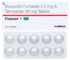 Concor T 2.5 Tablet 10