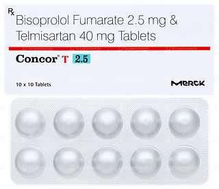 Concor T 2.5 Tablet 10