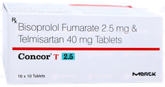 Concor T 2.5 Tablet 10