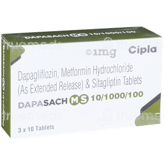 Dapasach Ms 10/1000/100 Tablet 10