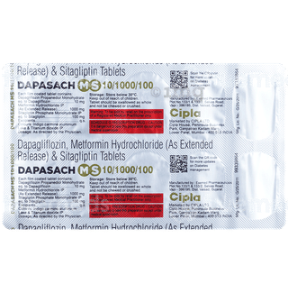 Dapasach Ms 10/1000/100 Tablet 10