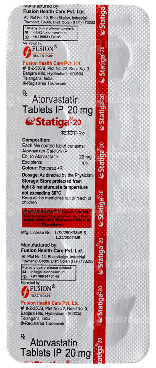 Statiga 20 Tablet 10