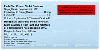 Diabiz 10mg Tablet 15