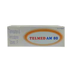 Telmed Am 80 Tablet 10 Telmed Am 80 Tablet 10