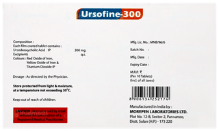Ursofine 300 Tablet 10