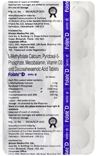 Folate D Tablet 10