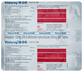 Vildaray M Od Tablet 15