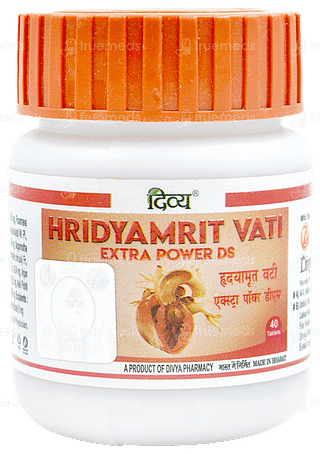 Patanjali Divya Hridyamrit Vati Extra Power Ds Tablet 40