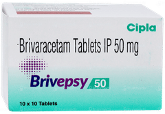 Brivepsy 50 Tablet 10 Brivepsy 50 Tablet 10