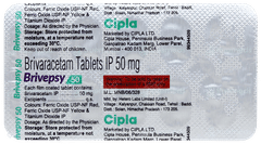 Brivepsy 50 Tablet 10 Brivepsy 50 Tablet 10