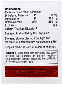 Vovedic Mr 250/50/325mg Tablet 10