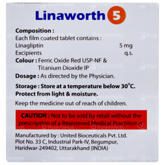 Linaworth 5 Tablet 10 Linaworth 5 Tablet 10