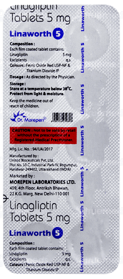 Linaworth 5 Tablet 10 Linaworth 5 Tablet 10