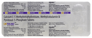 Lm Folinz Tablet 10