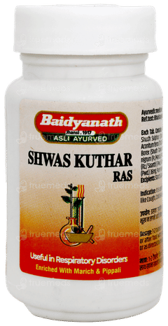 Baidyanath Shwas Kuthar Ras Tablet 80
