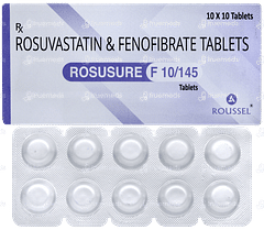 Rosusure F 10/145 Tablet 10 Rosusure F 10/145 Tablet 10