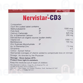 Nervistar Cd3 Tablet 10