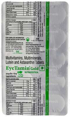 Eyetamin Gold Tablet 10