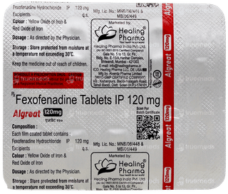 Algreat 120Mg Tablet 10