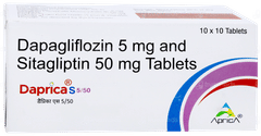 Daprica S 5/50 Tablet 10 Daprica S 5/50 Tablet 10