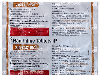 Zintac 150 Tablet 20