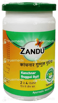 Zandu Kanchnar Guggul Gutika Tablet 80 Zandu Kanchnar Guggul Gutika Tablet 80