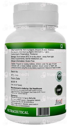 Nveda Calcium Magnesium Zinc Vitamin D3 And B12 Tablet 60