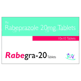 Rabegra 20 Mg Tablet 10