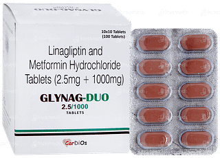 Glynag Duo 2.5/1000 MG Tablet 10