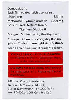 Glynag Duo 2.5/1000 Tablet 10