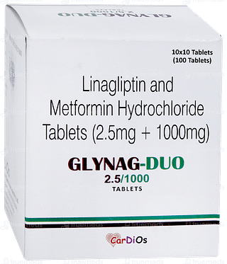 Glynag Duo 2.5/1000 MG Tablet 10