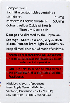 Glynag Duo 2.5/500 Tablet 10 Glynag Duo 2.5/500 Tablet 10