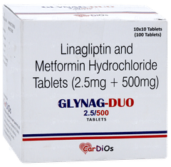 Glynag Duo 2.5/500 Tablet 10 Glynag Duo 2.5/500 Tablet 10