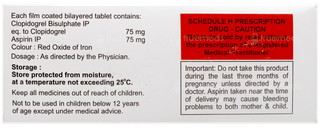 Clopiheart As 75 Tablet 10