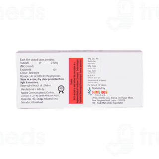 Tadox 2.5 Tablet 10