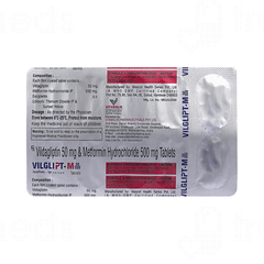 Vilglipt M 50/500 Tablet 10