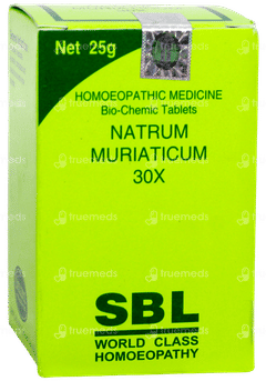 Sbl Natrum Muriaticum Biochemic 30 X Tablet 25 GM
