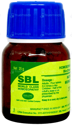 Sbl Natrum Muriaticum Biochemic 30 X Tablet 25 GM