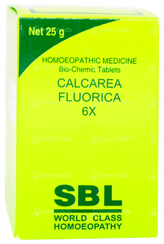 Sbl Calcarea Fluorica 6x Biochemic Tablet 25gm