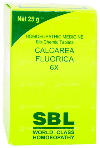 Sbl Calcarea Fluorica 6x Biochemic Tablet 25gm