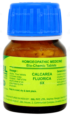 Sbl Calcarea Fluorica 6x Biochemic Tablet 25gm