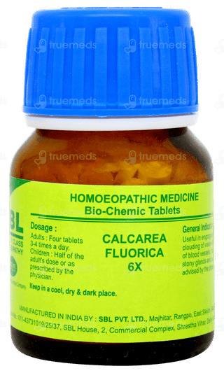 Sbl Calcarea Fluorica 6x Biochemic Tablet 25gm
